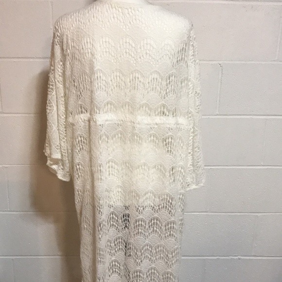 Lace Swim Suit Coverup 1 Size - Picture 4 of 6